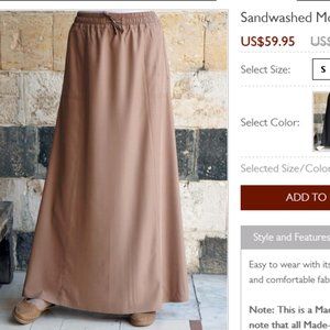 SHUKR maxi skirt